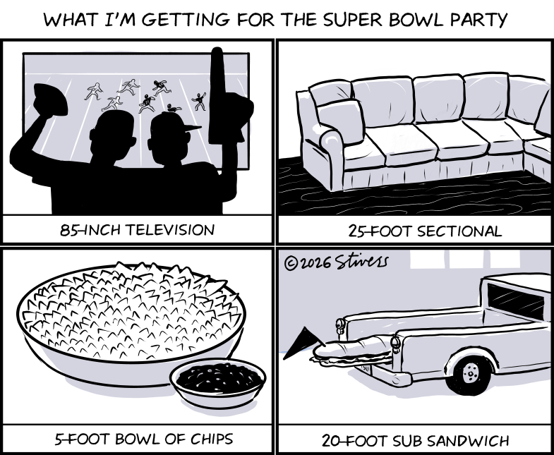 What I’m getting for the Super Bowl party